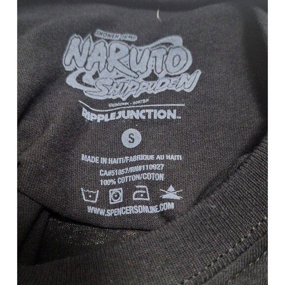 RIPPLE JUNCTION NARUTO YOUTH SMALL GRAPHIC PRINT SHORT SLEEVE T SHIRT - Picture 4 of 5